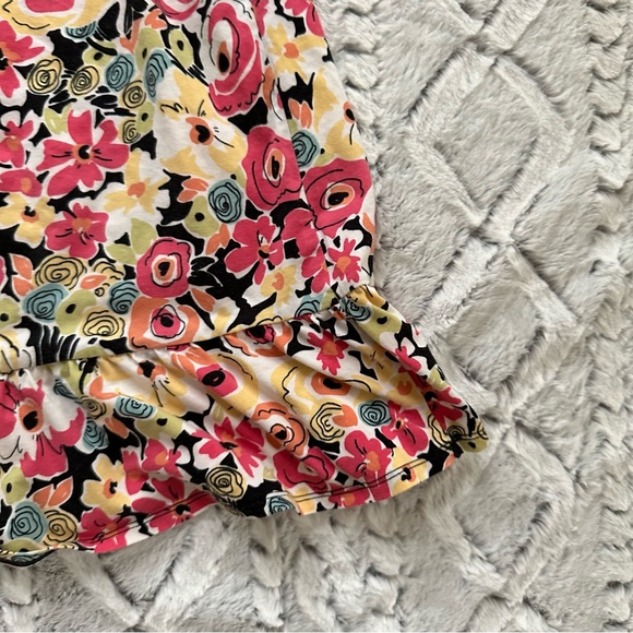 Loft Floral Flowy Summer Dress size medium - Picture 3 of 9